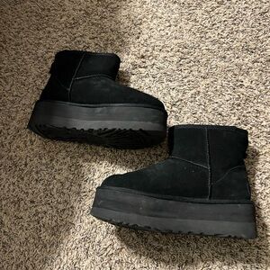 UGG Black Winter Ankle Boots